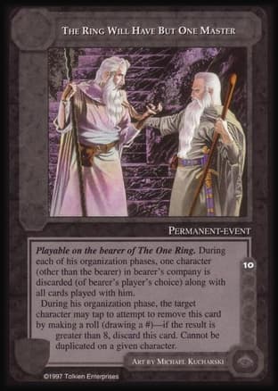The Ring Will Have But One Master — image 1