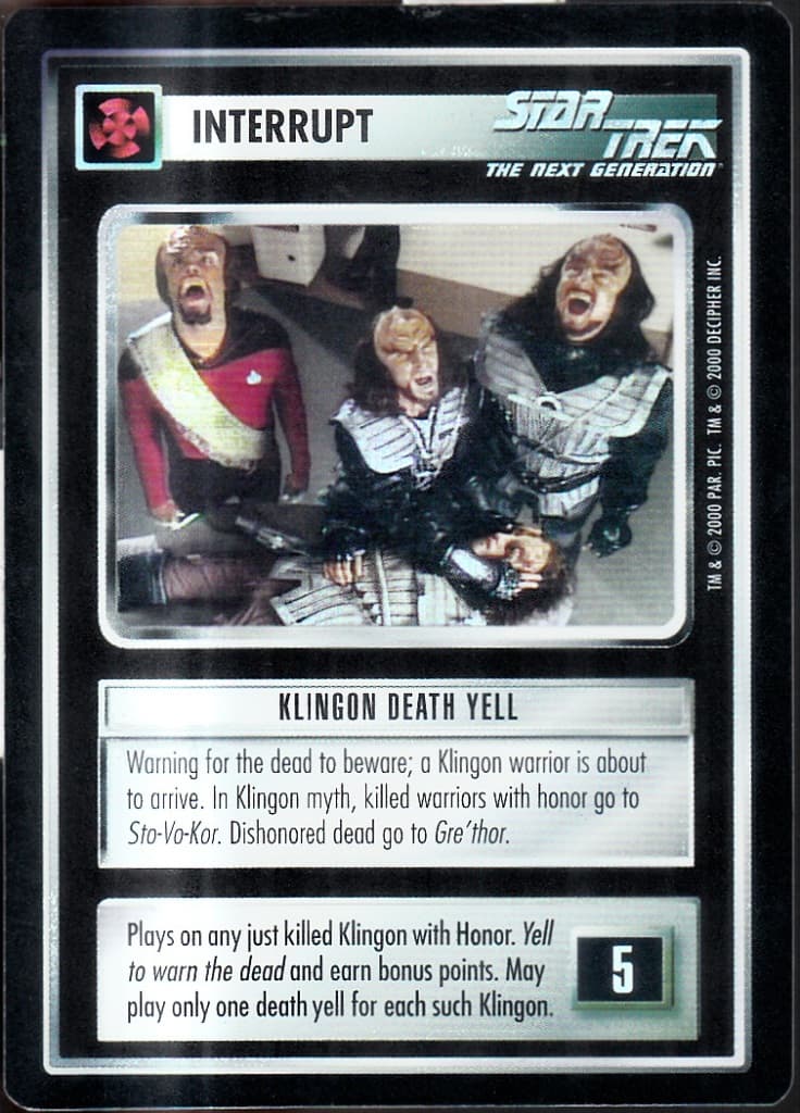Klingon Death Yell — image 1