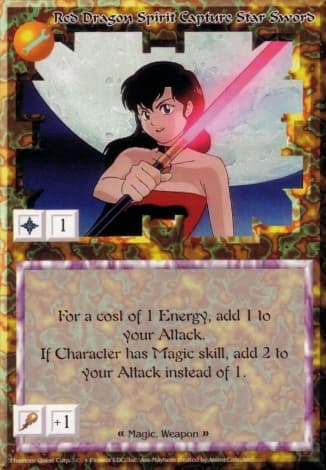 Red Dragon Spirit Capture Star Sword — image 1
