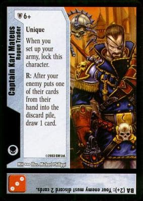 Captain Karl Mateus - Rogue Trader — image 1