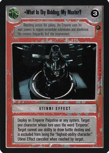 What Is Thy Bidding, My Master? — image 1
