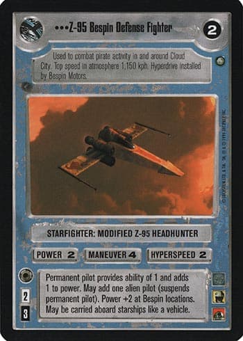 Z-95 Bespin Defense Fighter — image 1