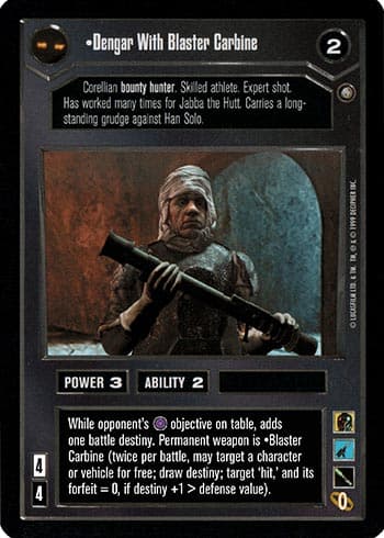 Dengar With Blaster Carbine - FOIL — image 1