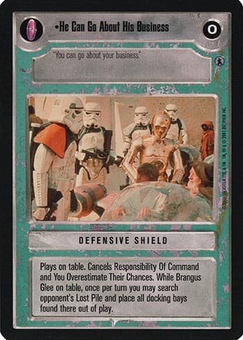 He Can Go About His Business - Defensive Shield — image 1