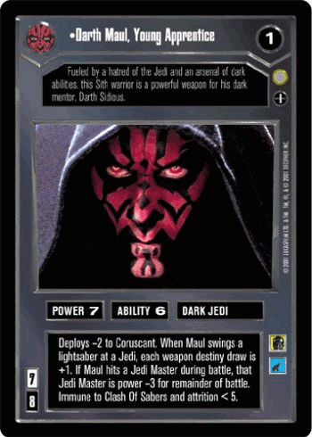 Darth Maul, Young Apprentice (AI) - FOIL — image 1