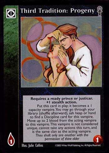 Third Tradition: Progeny — image 1