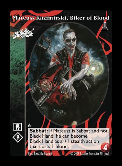 Mateusz Kazimirski, Biker of Blood — image 1