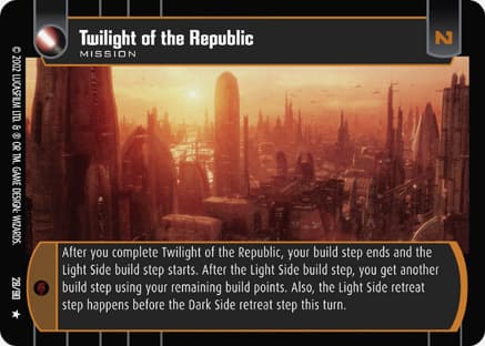 Twilight of the Republic - FOIL — image 1
