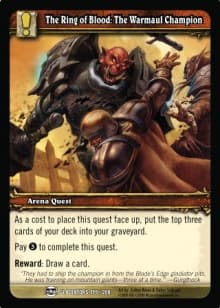 The Ring of Blood: The Warmaul Champion - FOIL — image 1