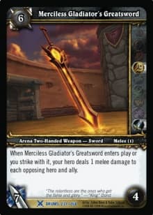 Merciless Gladiator's Greatsword — image 1
