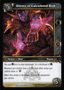 Gloves of Calculated Risk - FOIL — image 1
