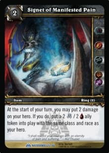 Signet of Manifested Pain - FOIL — image 1