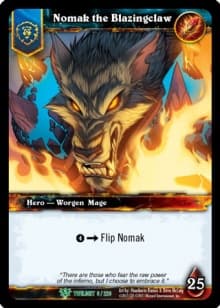 Nomak the Blazingclaw - FOIL — image 1