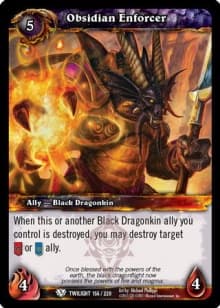 Obsidian Enforcer - FOIL — image 1