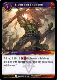 Blood and Thunder! - FOIL — image 1