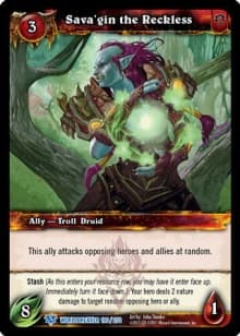Sava'gin the Reckless - FOIL — image 1