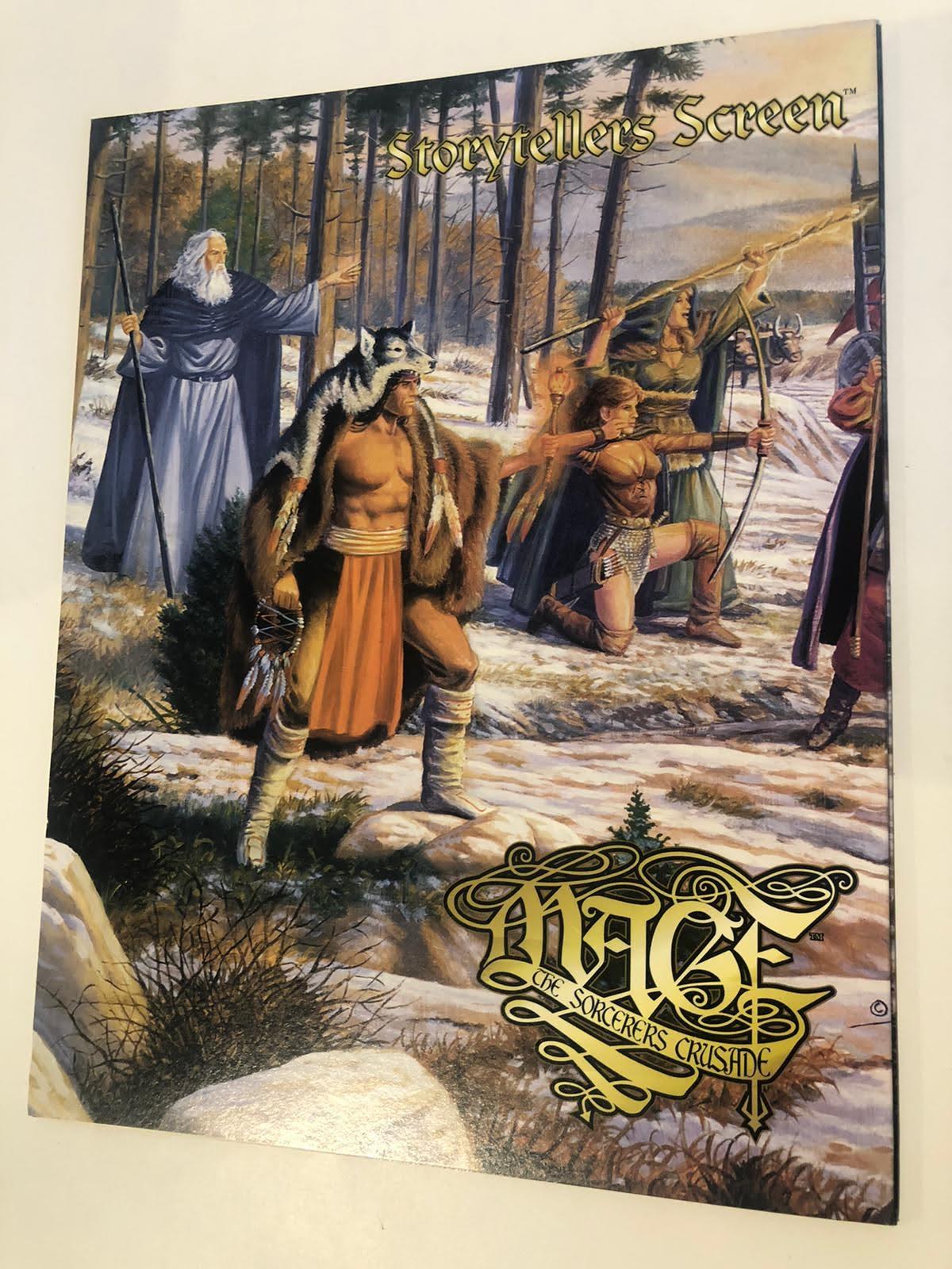Mage the Sorcerers Crusade - Storytellers Screen - WW4801 - EX — image 1