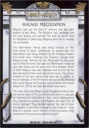 Magnus' Precognition — image 1