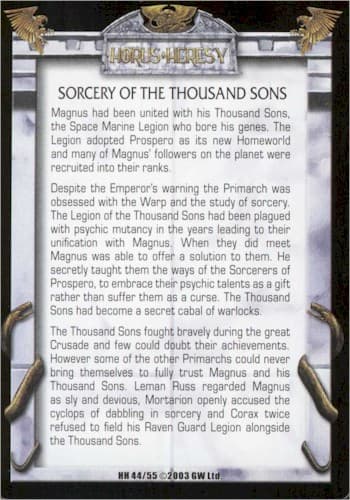 Sorcery of the Thousand Sons — image 1