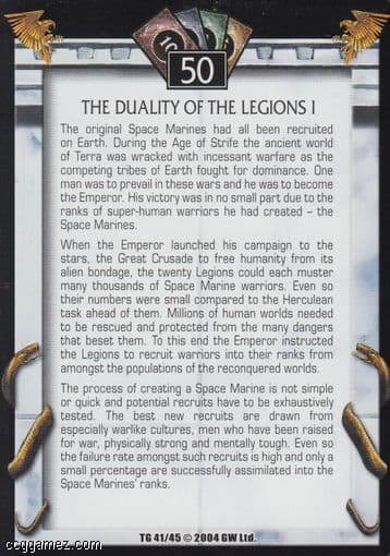 The Duality of the Legions I 50/Proving Grounds — image 1