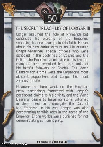 The Secret Treachery of Lorgar III 10/Palace of Leptius Numinus — image 1