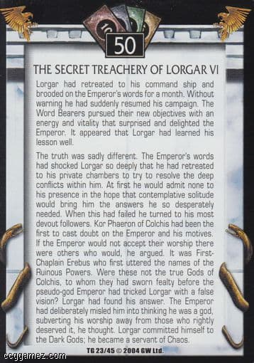 The Secret Treachery of Lorgar VI 20/Mountains of Twilight — image 1