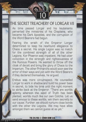 The Secret Treachery of Lorgar VII 10/Proving Grounds — image 1