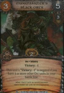 Manmangler's Black Orcs - FOIL — image 1