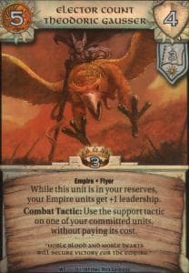 Elector Count Theodoric Gausser - FOIL — image 1