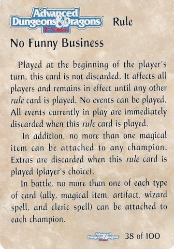 No Funny Business — image 1