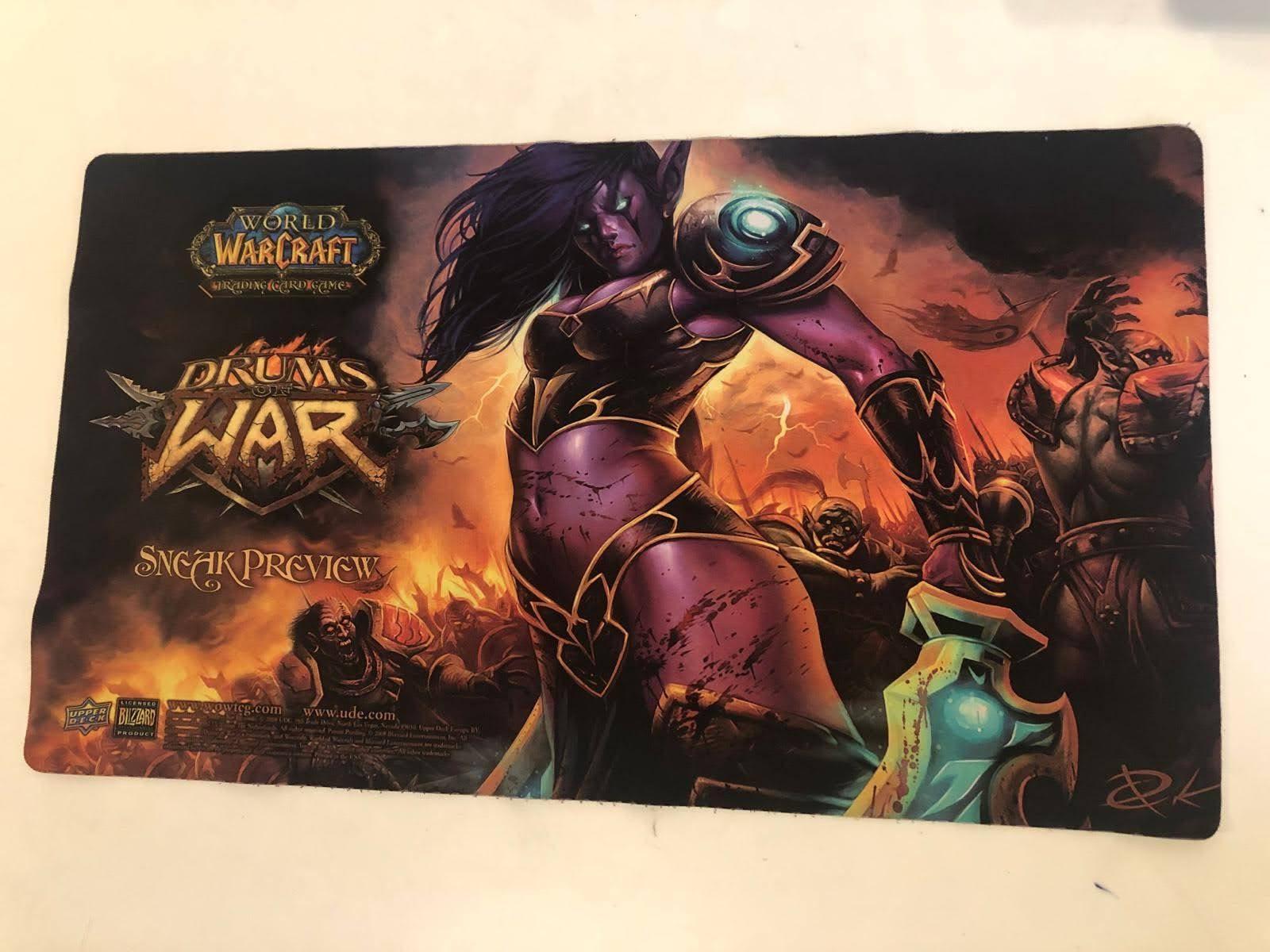 World of Warcraft - Rayne Savagebloom Drums of War Sneak Preview Playmat — image 1