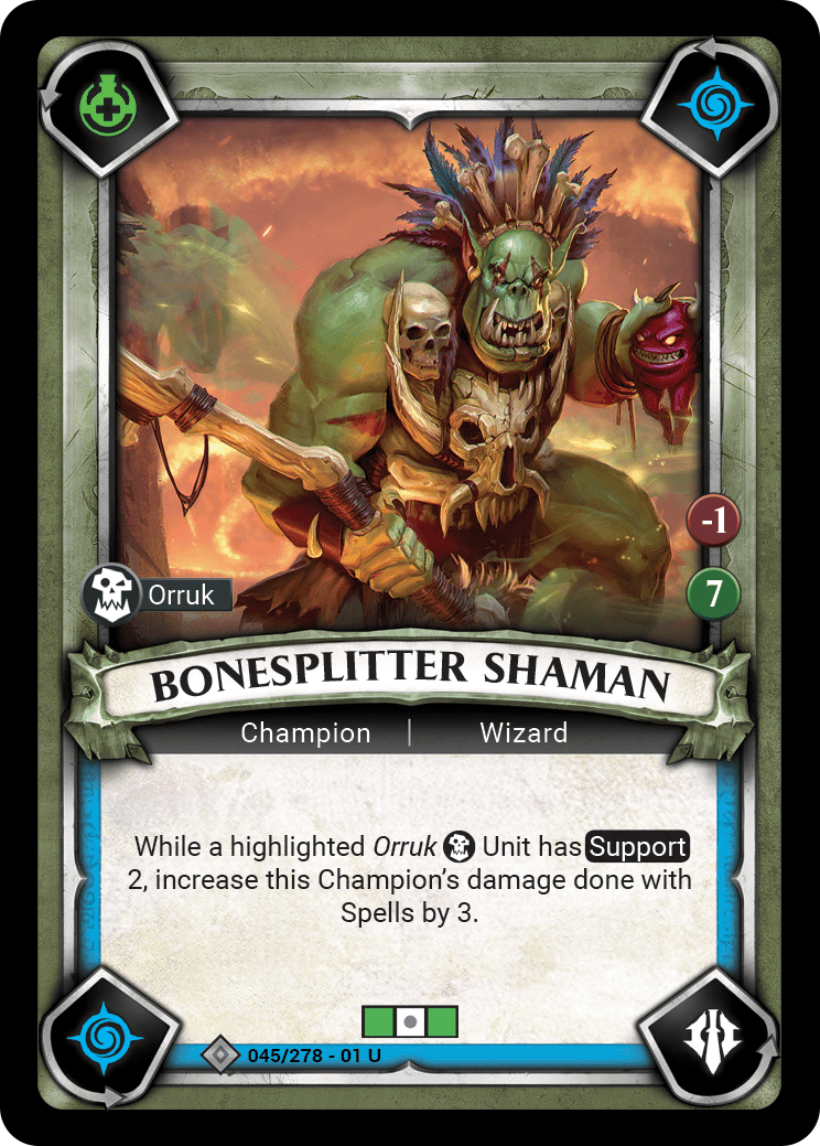 Bonesplitter Shaman - FOIL — image 1