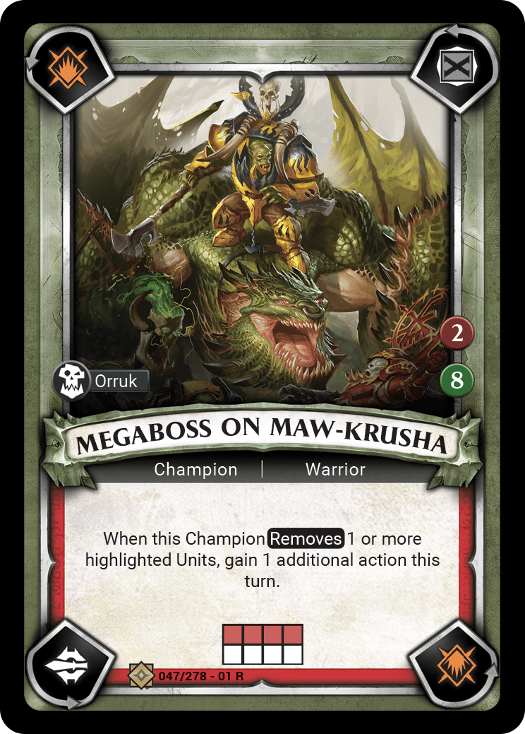 Megaboss on Maw-Krusha - FOIL — image 1