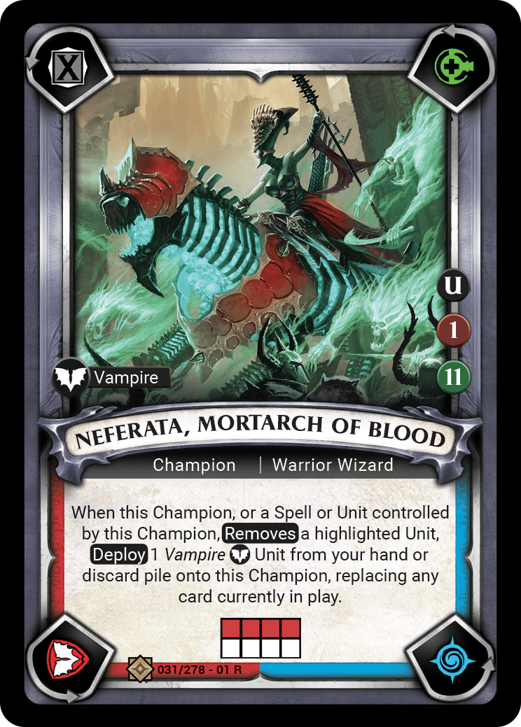 Neferata, Mortarch of Blood - FOIL — image 1