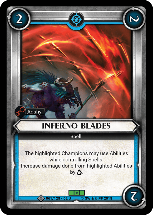 Inferno Blades - FOIL — image 1