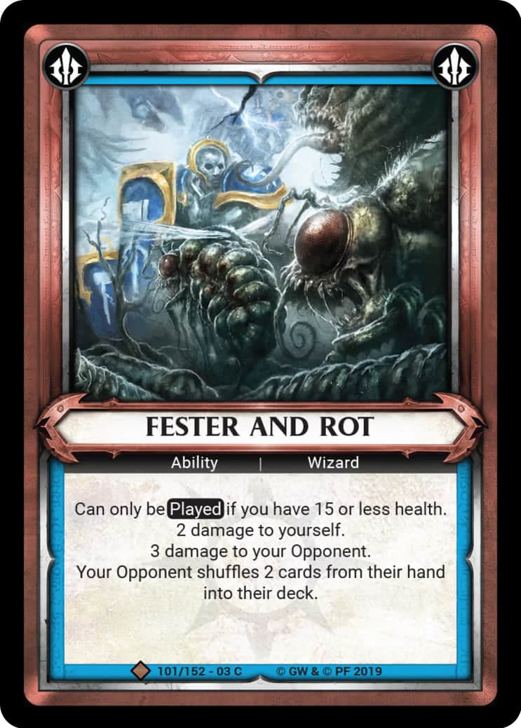 Fester And Rot - FOIL — image 1