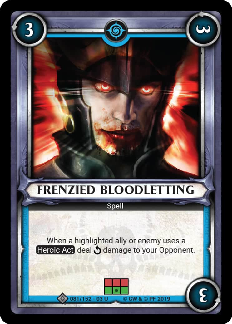 Frenzied Bloodletting - FOIL — image 1