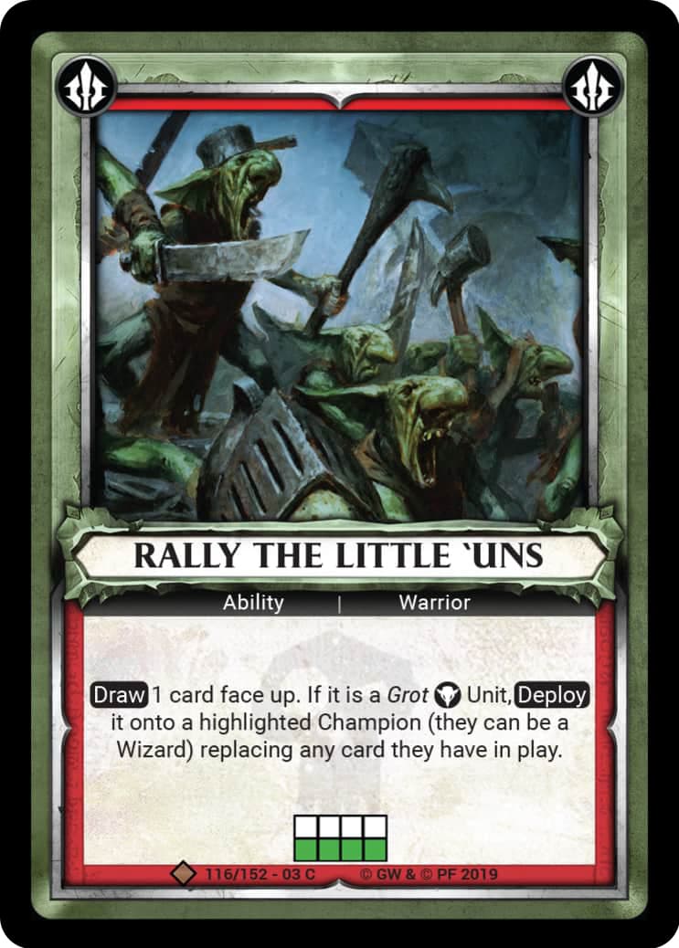 Rally the Little Uns - FOIL — image 1