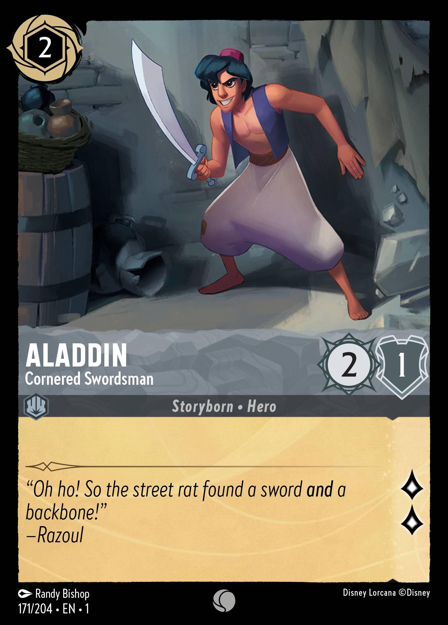 Aladdin, Cornered Swordsman — image 1