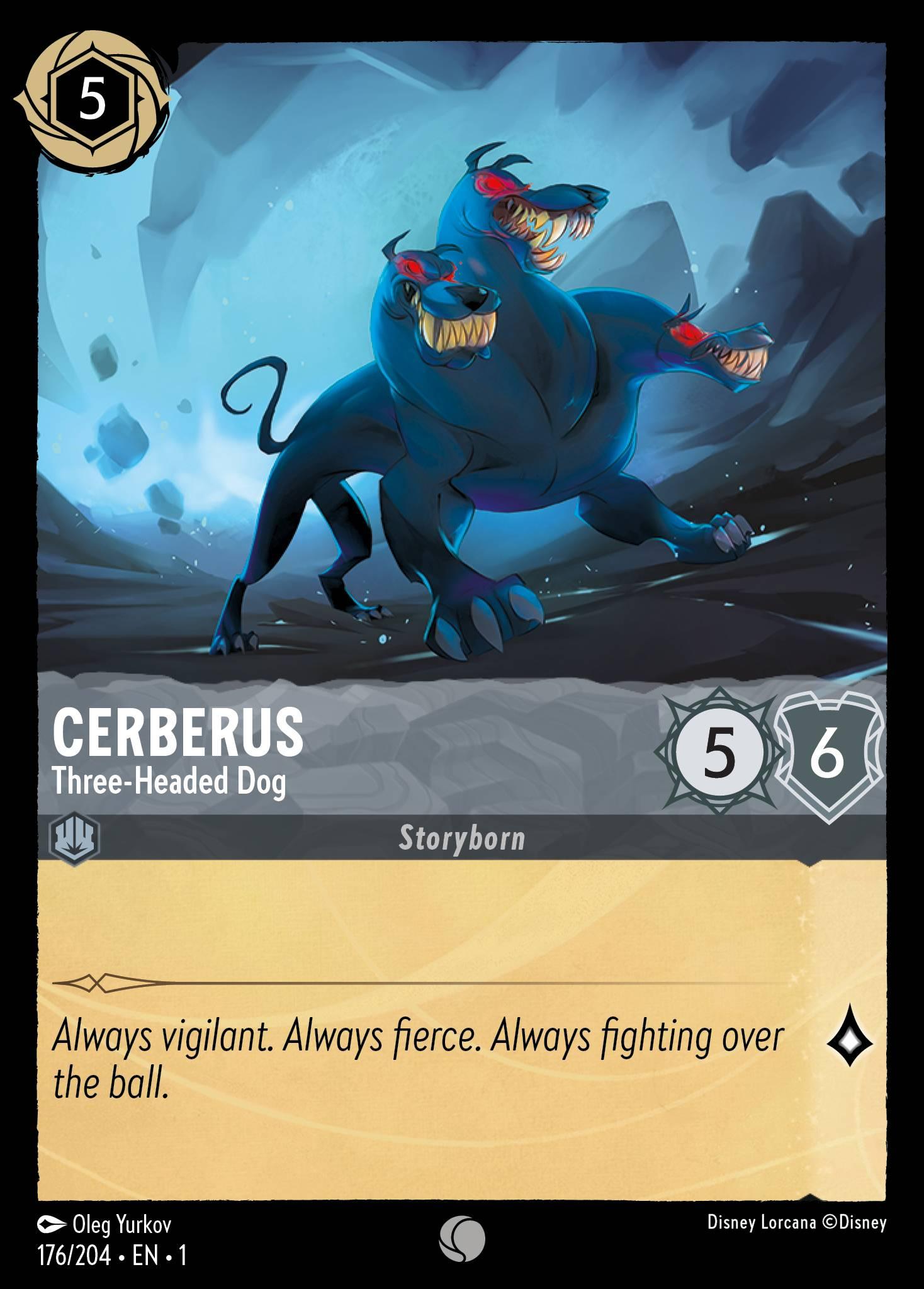 Cerberus, Three-Headed Dog - FOIL — image 1