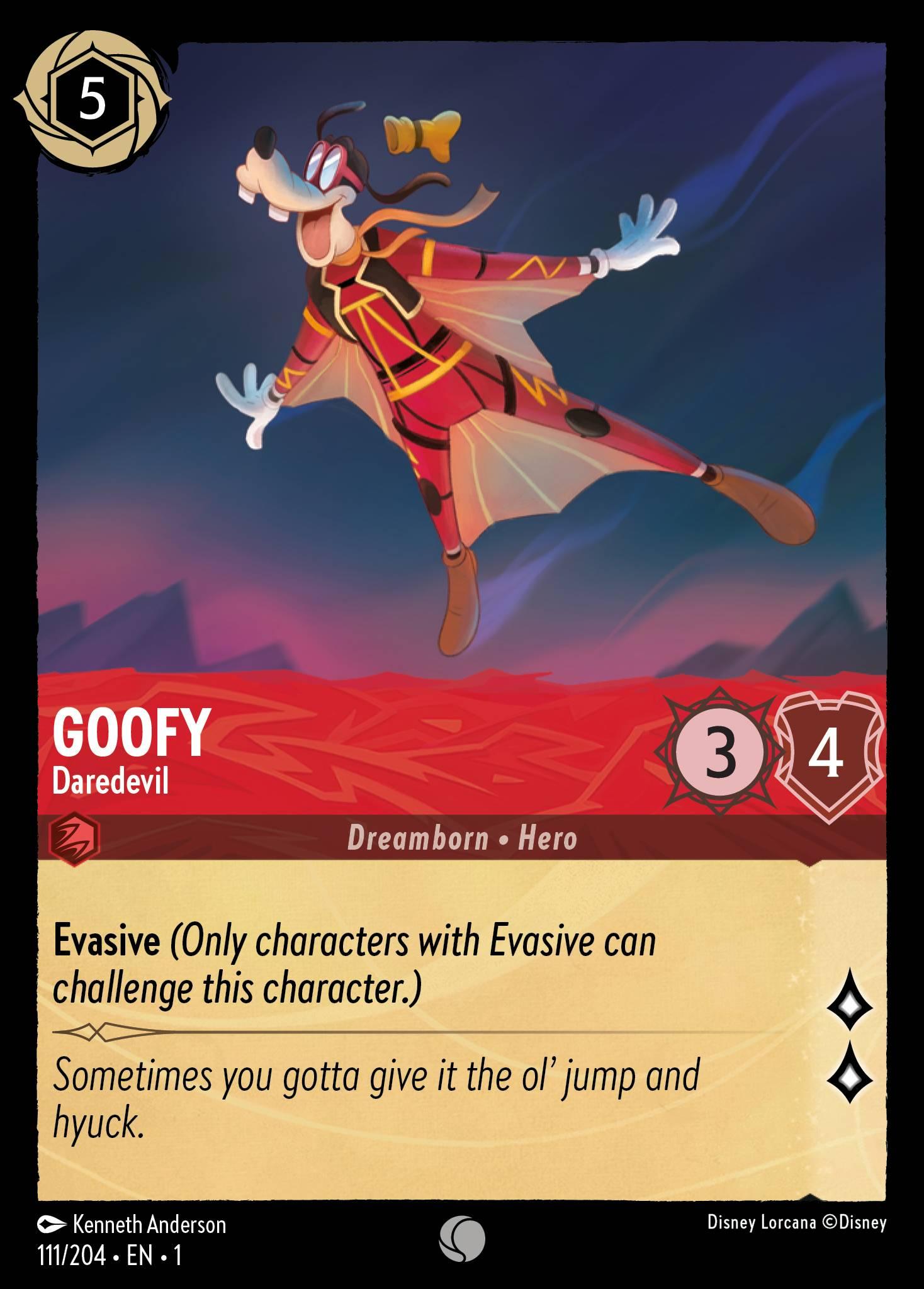 Goofy, Daredevil - FOIL — image 1