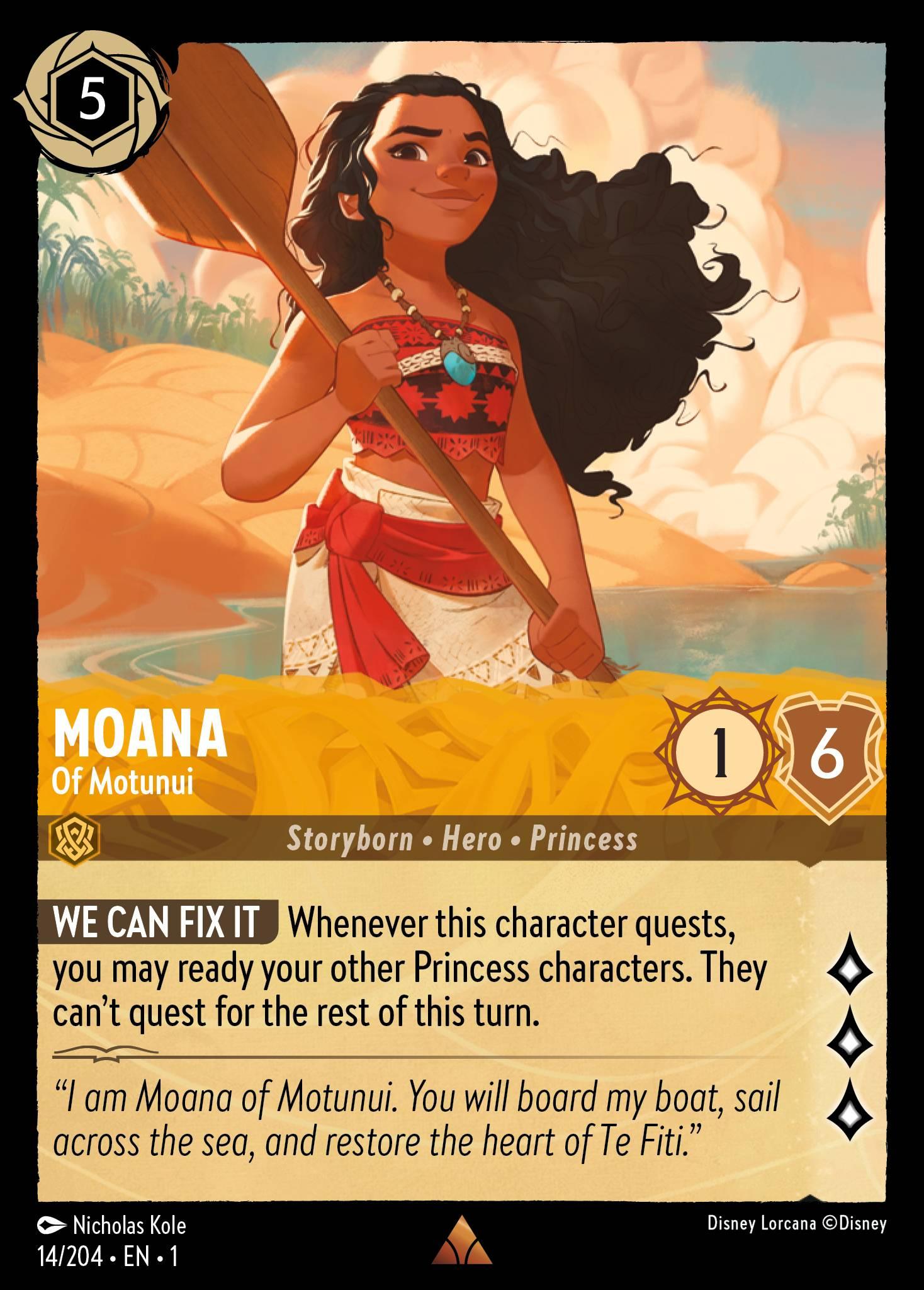 Moana, Of Motunui - FOIL — image 1
