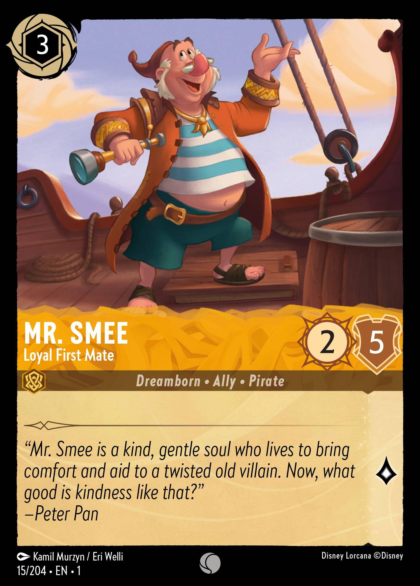 Mr. Smee, Loyal First Mate - FOIL — image 1
