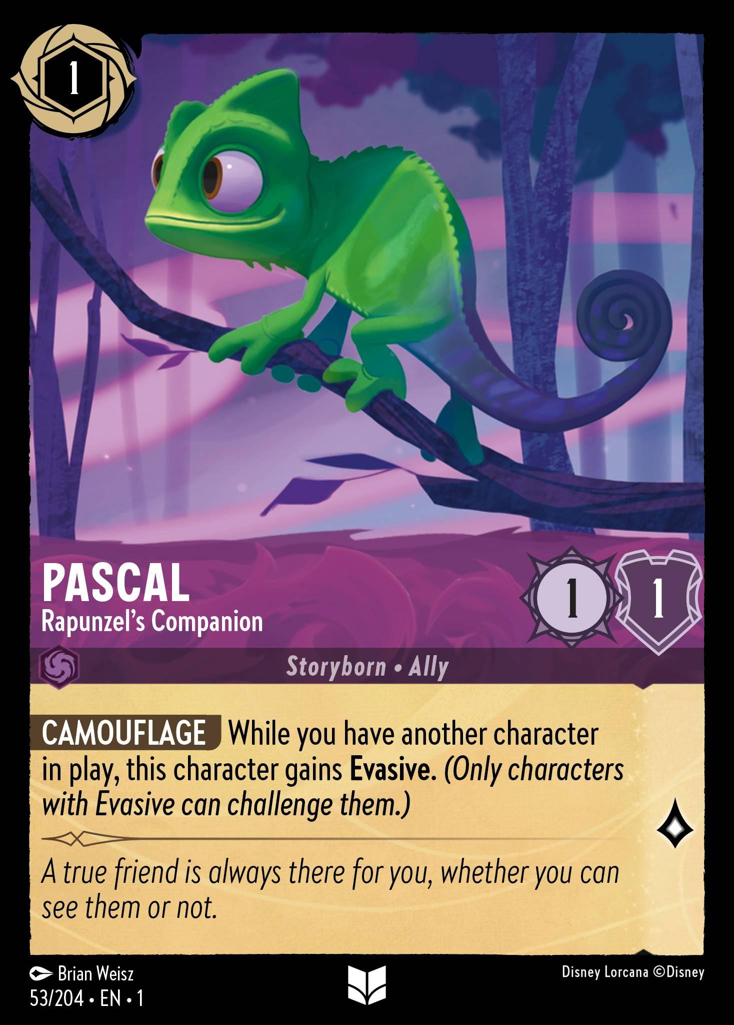 Pascal, Rapunzel's Companion - FOIL — image 1
