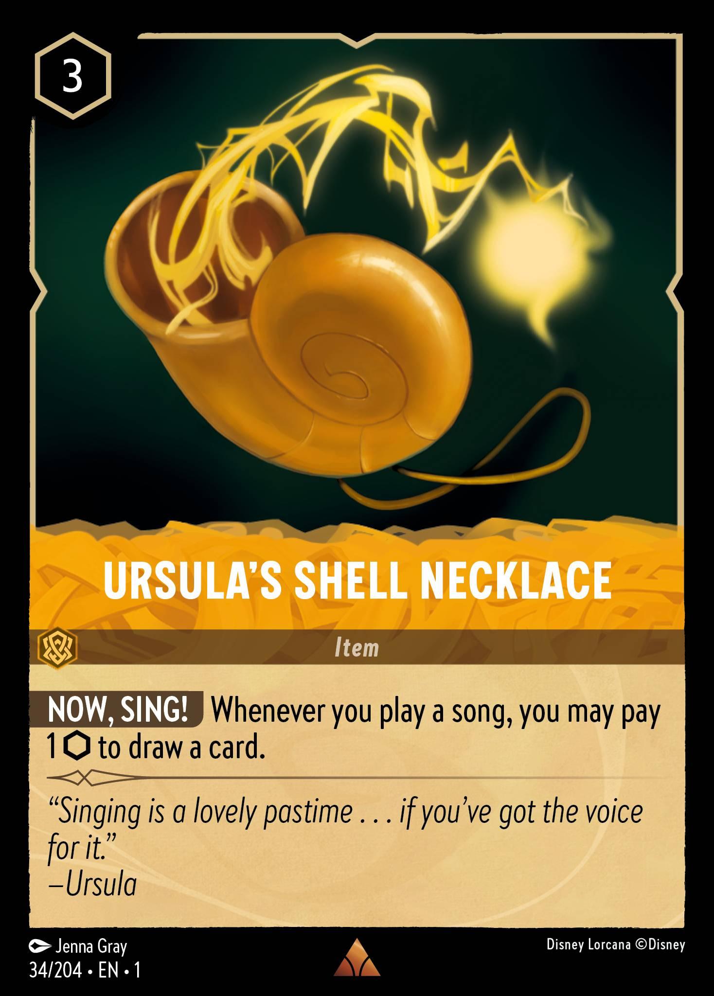 Ursula's Shell Necklace - FOIL — image 1