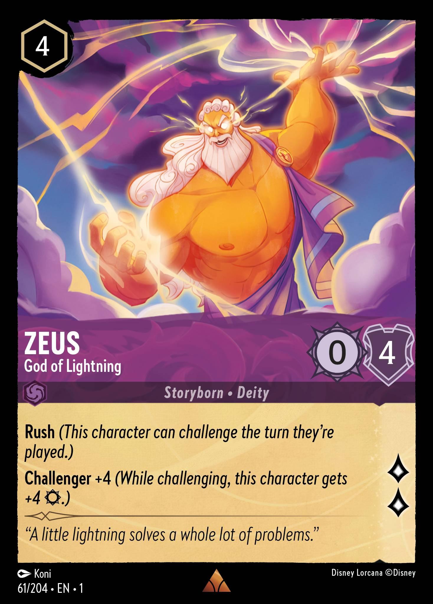 Zeus, God of Lightning — image 1