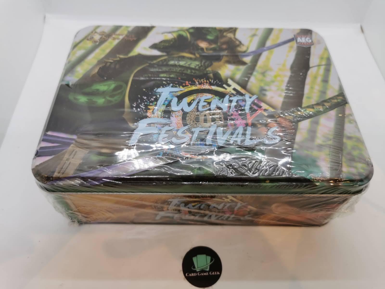 Legend of the Five Rings - Twenty Festival - Tin Booster Box (Wrapping Damaged) — image 1