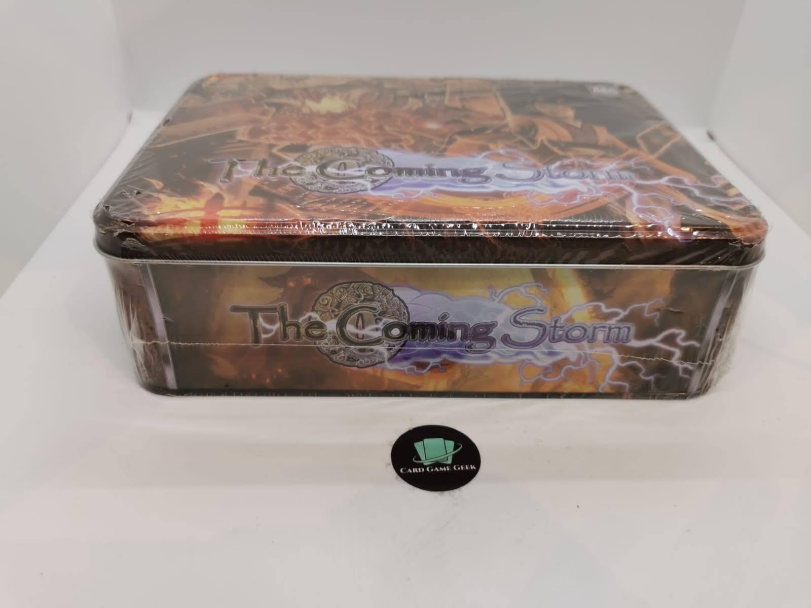 Legend of the Five Rings - The Coming Storm - Tin Booster Box (Wrapping Damaged) — image 1