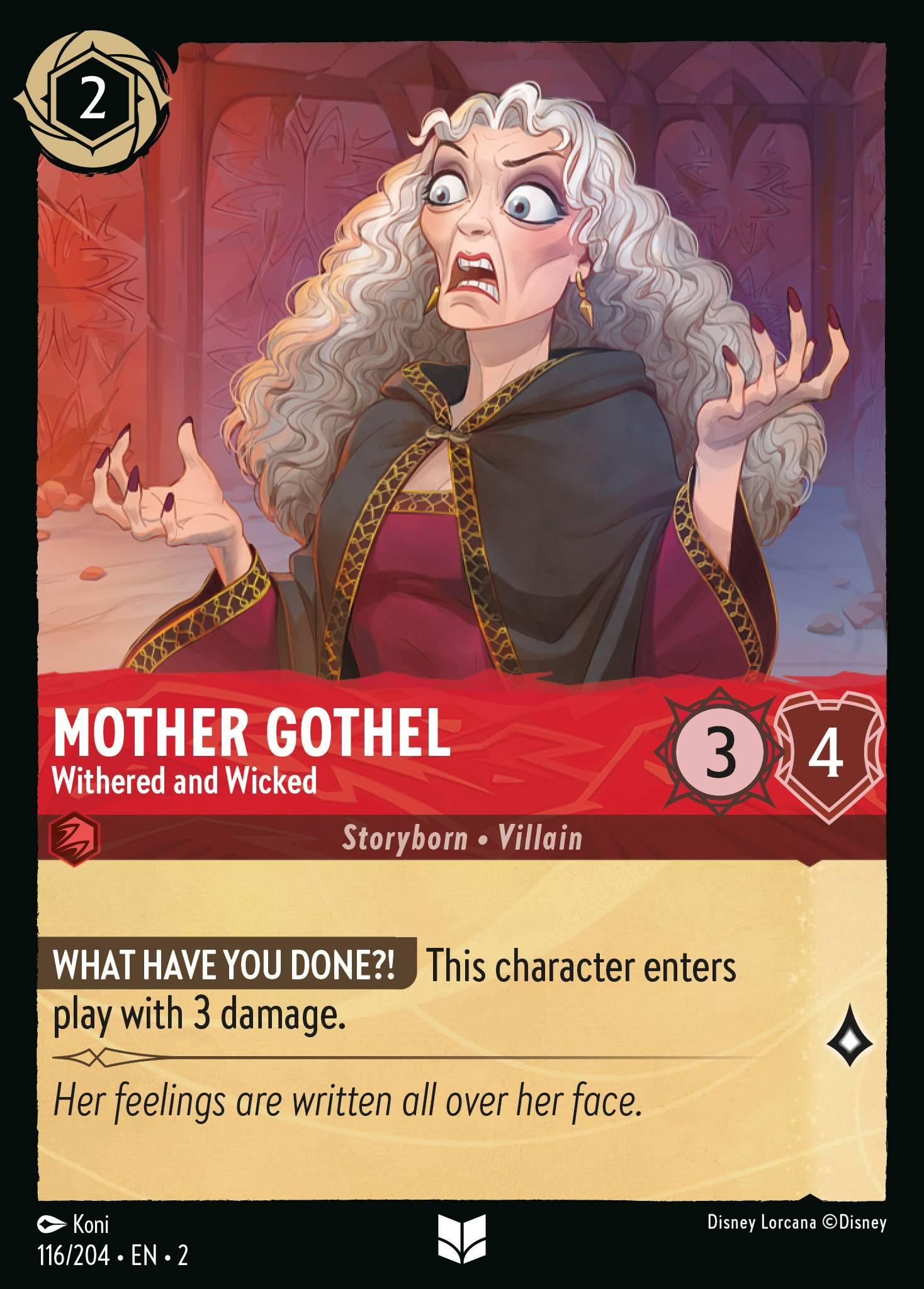 Mother Gothel, Withered and Wicked - FOIL — image 1