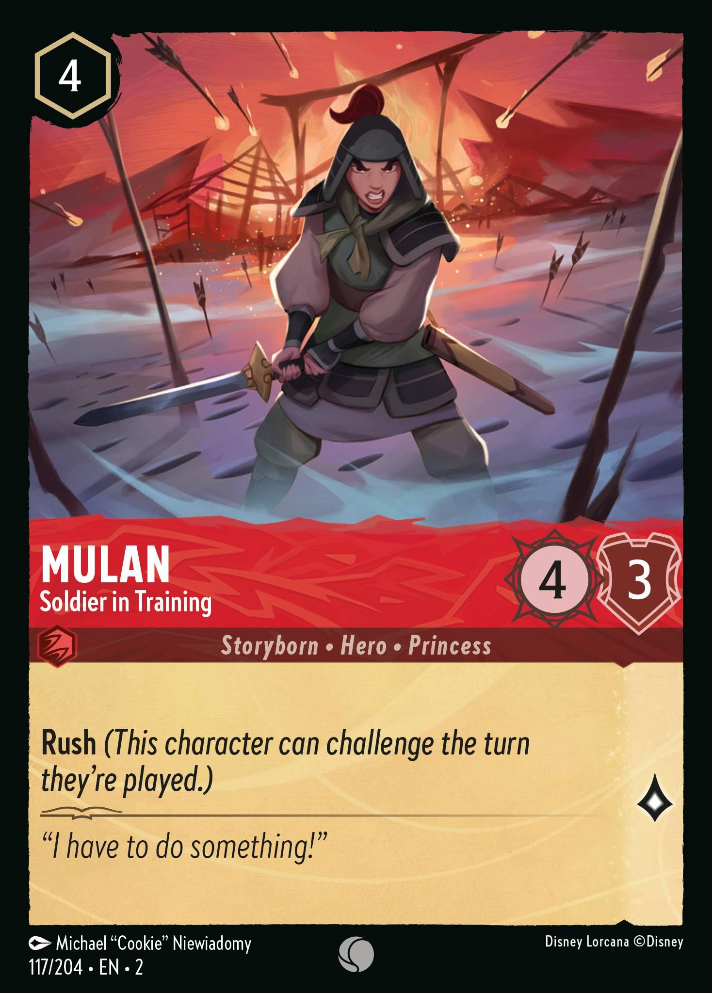 Mulan, Soldier in Training — image 1